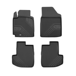 Tappetini per auto no. 77 compatibili con Toyota Yaris I 1999-2006 su misura in gomma | Note: 3 porte | Tipo Auto: Hatchback | Set di tappetini premium | Materiale TPE durevole | Bordi più alti