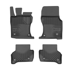Tappetini per auto no. 77 compatibili con Jaguar XE dal 2015 in poi su misura in gomma | Tipo Auto: Berlina | Set di tappetini premium | Materiale TPE durevole | Bordi più alti