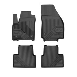Tappetini per auto no. 77 compatibili con Opel Meriva B 2010-2017 su misura in gomma | Tipo Auto: Minivan | Set di tappetini premium | Materiale TPE durevole | Bordi più alti