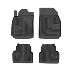 Tappetini per auto no. 77 compatibili con Saab 9-3 II 2002-2011 su misura in gomma | Set di tappetini premium | Materiale TPE durevole | Bordi più alti