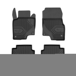 Tappetini per auto no. 77 compatibili con Smart Forfour I 2004-2006 su misura in gomma | Tipo Auto: Hatchback | Set di tappetini premium | Materiale TPE durevole | Bordi più alti