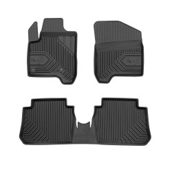 Tappetini per auto no. 77 compatibili con Citroën C3 Picasso 2008-2017 su misura in gomma | Tipo Auto: Minivan | Set di tappetini premium | Materiale TPE durevole | Bordi più alti