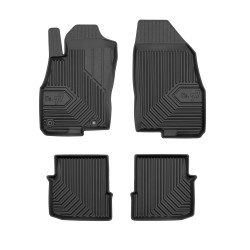 Tappetini per auto no. 77 compatibili con Fiat Punto EVO 2009-2012 su misura in gomma | Note: 3 porte | Tipo Auto: Hatchback | Set di tappetini premium | Materiale TPE durevole | Bordi più alti
