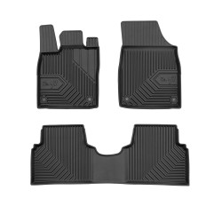 Tappetini per auto no. 77 compatibili con Volkswagen ID.3 dal 2019 in poi su misura in gomma | Tipo Auto: Hatchback | Set di tappetini premium | Materiale TPE durevole | Bordi più alti