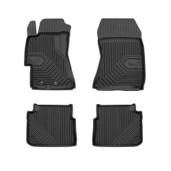 Tappetini per auto no. 77 compatibili con Subaru Impreza III 2007-2011 su misura in gomma | Set di tappetini premium | Materiale TPE durevole | Bordi più alti