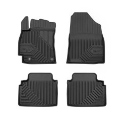 Tappetini per auto no. 77 compatibili con Hyundai Elantra VII dal 2020 in poi su misura in gomma | Tipo Auto: Berlina | Set di tappetini premium | Materiale TPE durevole | Bordi più alti