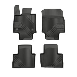 Tappetini per auto no. 77 compatibili con Suzuki Across dal 2020 in poi su misura in gomma | Tipo Auto: SUV | Set di tappetini premium | Materiale TPE durevole | Bordi più alti