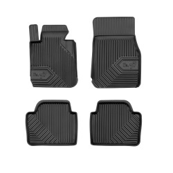 Tappetini per auto no. 77 compatibili con BMW Serie 3 F30 2011-2018 su misura in gomma | Note: non compatibile con versione xDrive | Tipo Auto: Berlina | Set di tappetini premium | Materiale TPE durevole | Bordi più alti