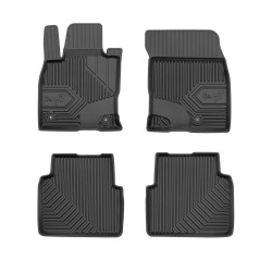 Tappetini per auto no. 77 compatibili con Ford Escape IV dal 2019 in poi su misura in gomma | Tipo Auto: SUV | Set di tappetini premium | Materiale TPE durevole | Bordi più alti