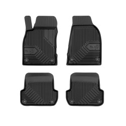 Tappetini per auto no. 77 compatibili con SEAT Exeo 2008-2013 su misura in gomma | Set di tappetini premium | Materiale TPE durevole | Bordi più alti