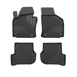 Tappetini per auto no. 77 compatibili con Skoda Octavia II 2004-2013 su misura in gomma | Set di tappetini premium | Materiale TPE durevole | Bordi più alti