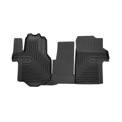 Tappetini per auto no. 77 compatibili con Volkswagen Crafter II dal 2016 in poi su misura in gomma | Tipo Auto: Van | Set di tappetini premium | Materiale TPE durevole | Bordi più alti