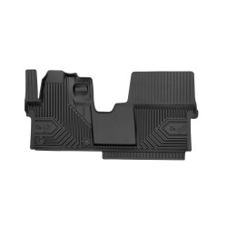 Tappetini per auto no. 77 compatibili con Peugeot Traveller dal 2016 in poi su misura in gomma | Note: 1° fila | Tipo Auto: Van | Set di tappetini premium | Materiale TPE durevole | Bordi più alti