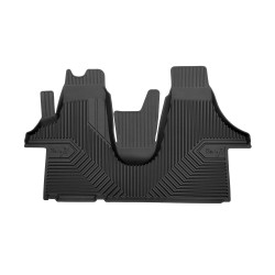 Tappetini per auto no. 77 compatibili con Volkswagen Transporter T6 2015-2019 su misura in gomma | Tipo Auto: Van | Set di tappetini premium | Materiale TPE durevole | Bordi più alti