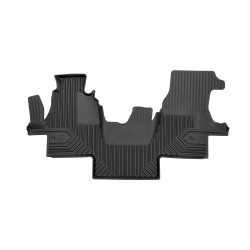 Tappetini per auto no. 77 compatibili con Volkswagen LT II 1996-2006 su misura in gomma | Tipo Auto: Van | Set di tappetini premium | Materiale TPE durevole | Bordi più alti