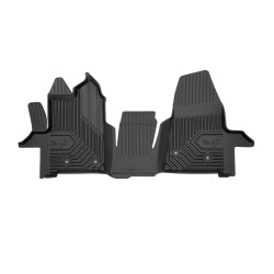 Tappetini per auto no. 77 compatibili con Ford Transit VI dal 2018 in poi su misura in gomma | Note: post-facelift | Tipo Auto: Van | Set di tappetini premium | Materiale TPE durevole | Bordi più alti