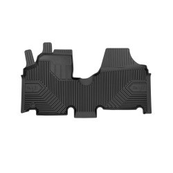 Tappetini per auto no. 77 compatibili con Peugeot Expert II 2006-2016 su misura in gomma | Set di tappetini premium | Materiale TPE durevole | Bordi più alti