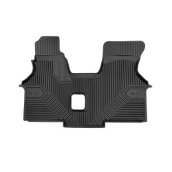 Tappetini per auto no. 77 compatibili con Volkswagen Transporter T4 1990-2003 su misura in gomma | Tipo Auto: Van | Set di tappetini premium | Materiale TPE durevole | Bordi più alti