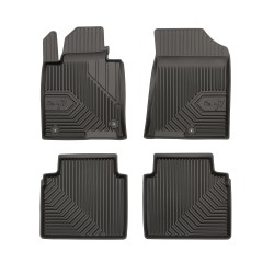 Tappetini per auto no. 77 compatibili con Kia Optima IV 2015-2020 su misura in gomma | Set di tappetini premium | Materiale TPE durevole | Bordi più alti