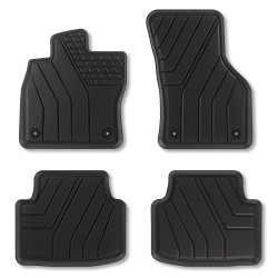 Tappetini compatibili con SEAT Leon III 2012-2020, su misura in Gomma TPE