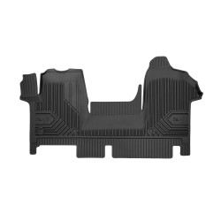 Tappetini per auto no. 77 compatibili con Nissan NV400 dal 2010 in poi su misura in gomma | Tipo Auto: Van | Set di tappetini premium | Materiale TPE durevole | Bordi più alti