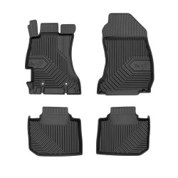 Tappetini per auto no. 77 compatibili con Subaru Levorg 2014-2020 su misura in gomma | Tipo Auto: Station Wagon | Set di tappetini premium | Materiale TPE durevole | Bordi più alti