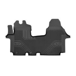 Tappetini per auto no. 77 compatibili con Nissan Primastar I 2006-2016 su misura in gomma | Note: post-facelift | Set di tappetini premium | Materiale TPE durevole | Bordi più alti