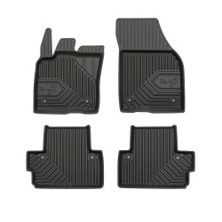 Tappetini per auto no. 77 compatibili con Volvo S40 II 2004-2012 su misura in gomma | Tipo Auto: Berlina | Set di tappetini premium | Materiale TPE durevole | Bordi più alti