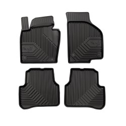 Tappetini per auto no. 77 compatibili con Volkswagen CC 2012-2016 su misura in gomma | Note: fastback | Set di tappetini premium | Materiale TPE durevole | Bordi più alti