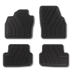 Tappetini compatibili con Volkswagen T-Cross dal 2018 in poi, su misura in Gomma TPE