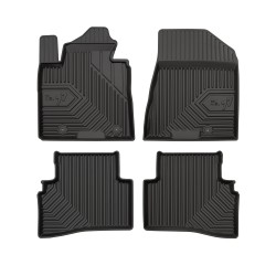 Tappetini per auto no. 77 compatibili con Hyundai Tucson III 2015-2020 su misura in gomma | Note: senza tendi cintura dietro al sedile del guidatore | Tipo Auto: SUV | Set di tappetini premium | Materiale TPE durevole | Bordi più alti