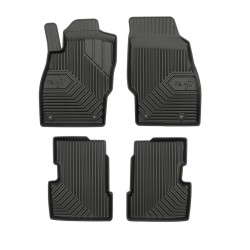 Tappetini per auto no. 77 compatibili con Opel Corsa D 2006-2014 su misura in gomma | Tipo Auto: Hatchback | Set di tappetini premium | Materiale TPE durevole | Bordi più alti