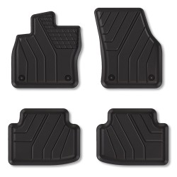 Tappetini compatibili con SEAT Ateca dal 2016 in poi, su misura in Gomma TPE