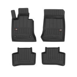Tappetini per auto Proline 3D compatibili con Mercedes-Benz GLK X204 2008-2015 su misura in gomma | Tipo Auto: SUV | Set di tappetini premium | Materiale TPE durevole | Bordi più alti