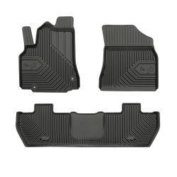 Tappetini per auto no. 77 compatibili con Citroën Berlingo II 2008-2018 su misura in gomma | Tipo Auto: Combivan | Set di tappetini premium | Materiale TPE durevole | Bordi più alti