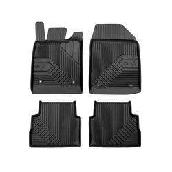 Tappetini per auto no. 77 compatibili con Opel Vectra C 2002-2008 su misura in gomma | Tipo Auto: Berlina | Set di tappetini premium | Materiale TPE durevole | Bordi più alti