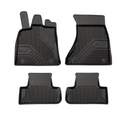 Tappetini per auto no. 77 compatibili con Audi Q5 I 2008-2016 su misura in gomma | Tipo Auto: SUV | Set di tappetini premium | Materiale TPE durevole | Bordi più alti