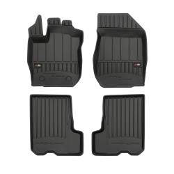 Tappetini per auto Proline 3D compatibili con Dacia Sandero II 2012-2020 su misura in gomma | Tipo Auto: Hatchback | Set di tappetini premium | Materiale TPE durevole | Bordi più alti
