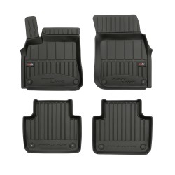 Tappetini per auto Proline 3D compatibili con Porsche Cayenne III dal 2017 in poi su misura in gomma | Set di tappetini premium | Materiale TPE durevole | Bordi più alti