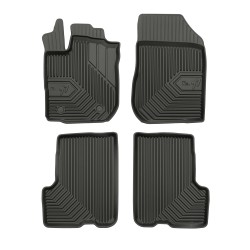 Tappetini per auto no. 77 compatibili con Dacia Logan MCV I 2006-2013 su misura in gomma | Tipo Auto: Combivan | Set di tappetini premium | Materiale TPE durevole | Bordi più alti