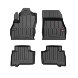 Tappetini per auto Proline 3D compatibili con Fiat Qubo 2008-2020 su misura in gomma | Tipo Auto: Combivan | Set di tappetini premium | Materiale TPE durevole | Bordi più alti