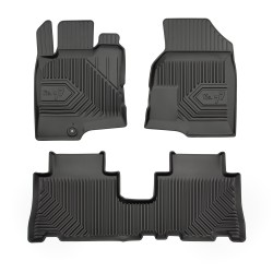 Tappetini per auto no. 77 compatibili con Chevrolet Captiva I 2006-2018 su misura in gomma | Tipo Auto: SUV | Set di tappetini premium | Materiale TPE durevole | Bordi più alti