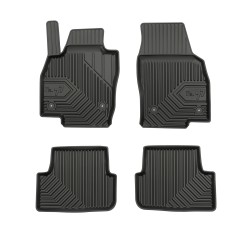 Tappetini per auto no. 77 compatibili con SEAT Arona dal 2017 in poi su misura in gomma | Tipo Auto: Crossover | Set di tappetini premium | Materiale TPE durevole | Bordi più alti