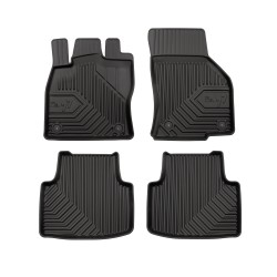 Tappetini per auto no. 77 compatibili con Volkswagen Passat B8 2014-2022 su misura in gomma | Set di tappetini premium | Materiale TPE durevole | Bordi più alti