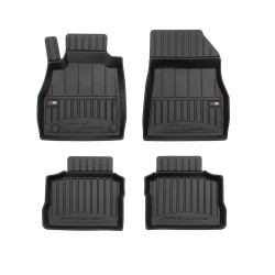 Tappetini per auto Proline 3D compatibili con Nissan Micra K14 dal 2016 in poi su misura in gomma | Tipo Auto: Hatchback | Set di tappetini premium | Materiale TPE durevole | Bordi più alti