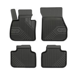 Tappetini per auto no. 77 compatibili con BMW X1 F48 2015-2022 su misura in gomma | Tipo Auto: Crossover | Set di tappetini premium | Materiale TPE durevole | Bordi più alti