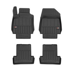Tappetini per auto Proline 3D compatibili con Renault Clio III 2005-2012 su misura in gomma | Set di tappetini premium | Materiale TPE durevole | Bordi più alti