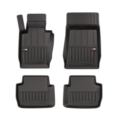 Tappetini per auto Proline 3D compatibili con BMW Serie 3 E46 1998-2005 su misura in gomma | Note: AWD | Set di tappetini premium | Materiale TPE durevole | Bordi più alti