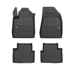 Tappetini per auto Proline 3D compatibili con Alfa Romeo Giulietta 2010-2020 su misura in gomma | Tipo Auto: Hatchback | Set di tappetini premium | Materiale TPE durevole | Bordi più alti
