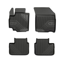Tappetini per auto no. 77 compatibili con Fiat Sedici 2005-2014 su misura in gomma | Tipo Auto: Crossover | Set di tappetini premium | Materiale TPE durevole | Bordi più alti